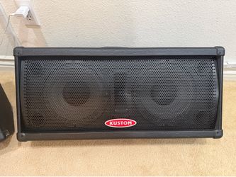 Kustom KPM210 Powered PA Monitors – 100W Dual 10” Speakers