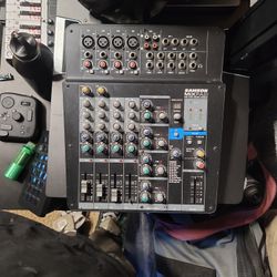 Samson Mixpad MXP124FX Compact, 12-Channel Analog Stereo Mixer with Effects and USB
