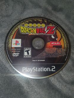 Super Dragon Ball Z PS2 Disc