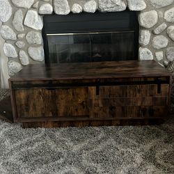 Nice Wood Coffee Table with Storage