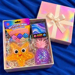 🎁 Squishy Sensory Gift Box – 4 Toys – Ready to Gift