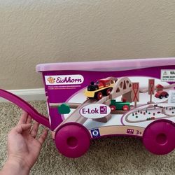 Kids Wooden Train Set