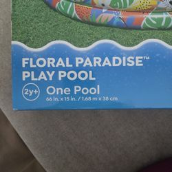 Floral Paradise Play Pool
