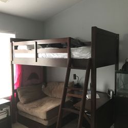 Costco bunked and desk