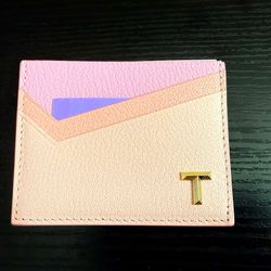 NWT Tiffany & co pink card holder