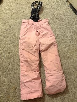 Girls snow pants size 7
