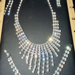 Jewelry Set Formal Prom Sparkle Galore