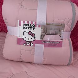 Hello Kitty Twin Quilt