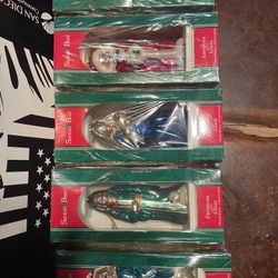 European Style Hand Blown Hand Crafted Glass Ornaments