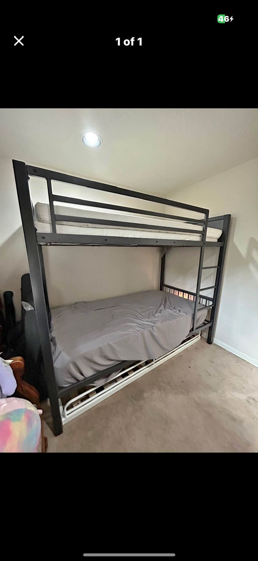 IKEA Bunk Bed /2twin Mattress