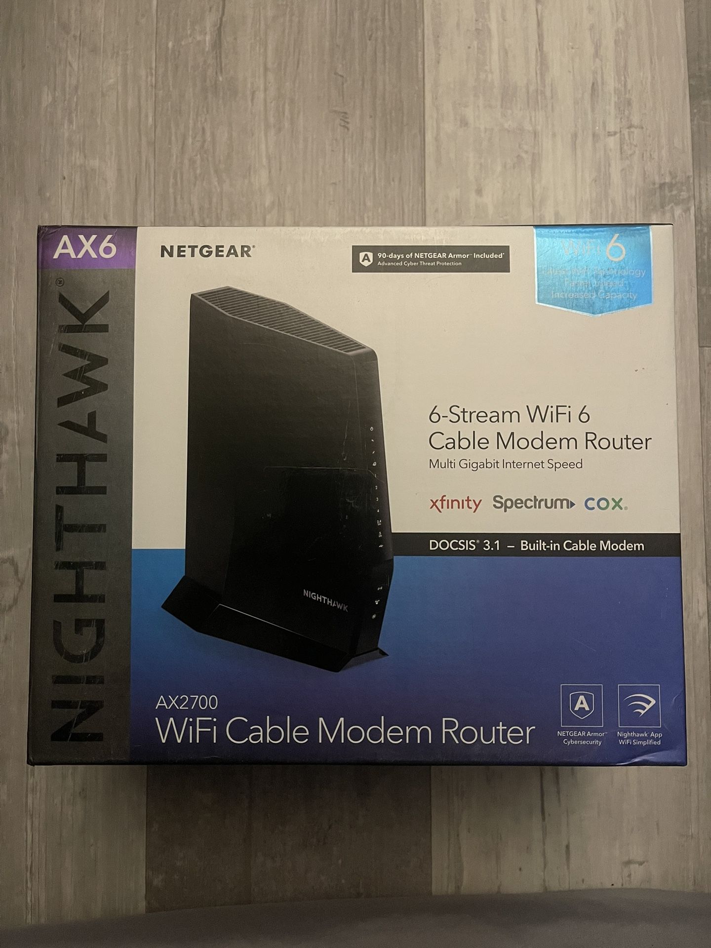 WiFi Cable Modem Router Nighthawk