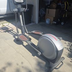 Elliptical exercise machine.