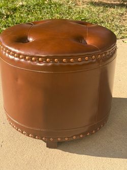 Leather foot stools brand new