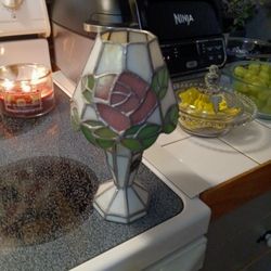 Tea Light Candle Holder Imitation Tiffany