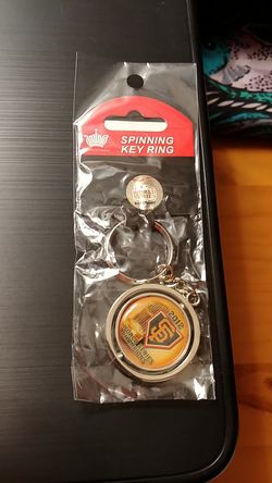 Spinning key ring.