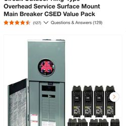 200 Amp Square D Meter Main Combo