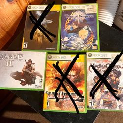 2 Games XBOX 360.......12 each 