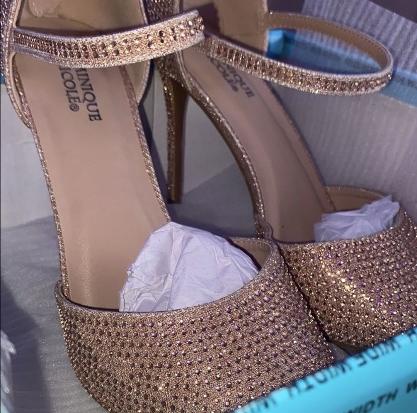 Rose gold Heels