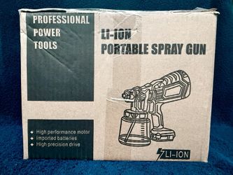 Cordless Li-Ion Paint Sprayer / Spray Gun – New