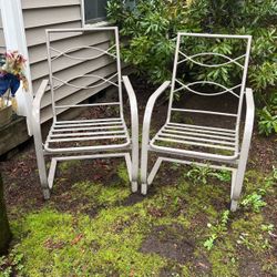Patio’s Chairs 🪑 Metal Light-Grey 
