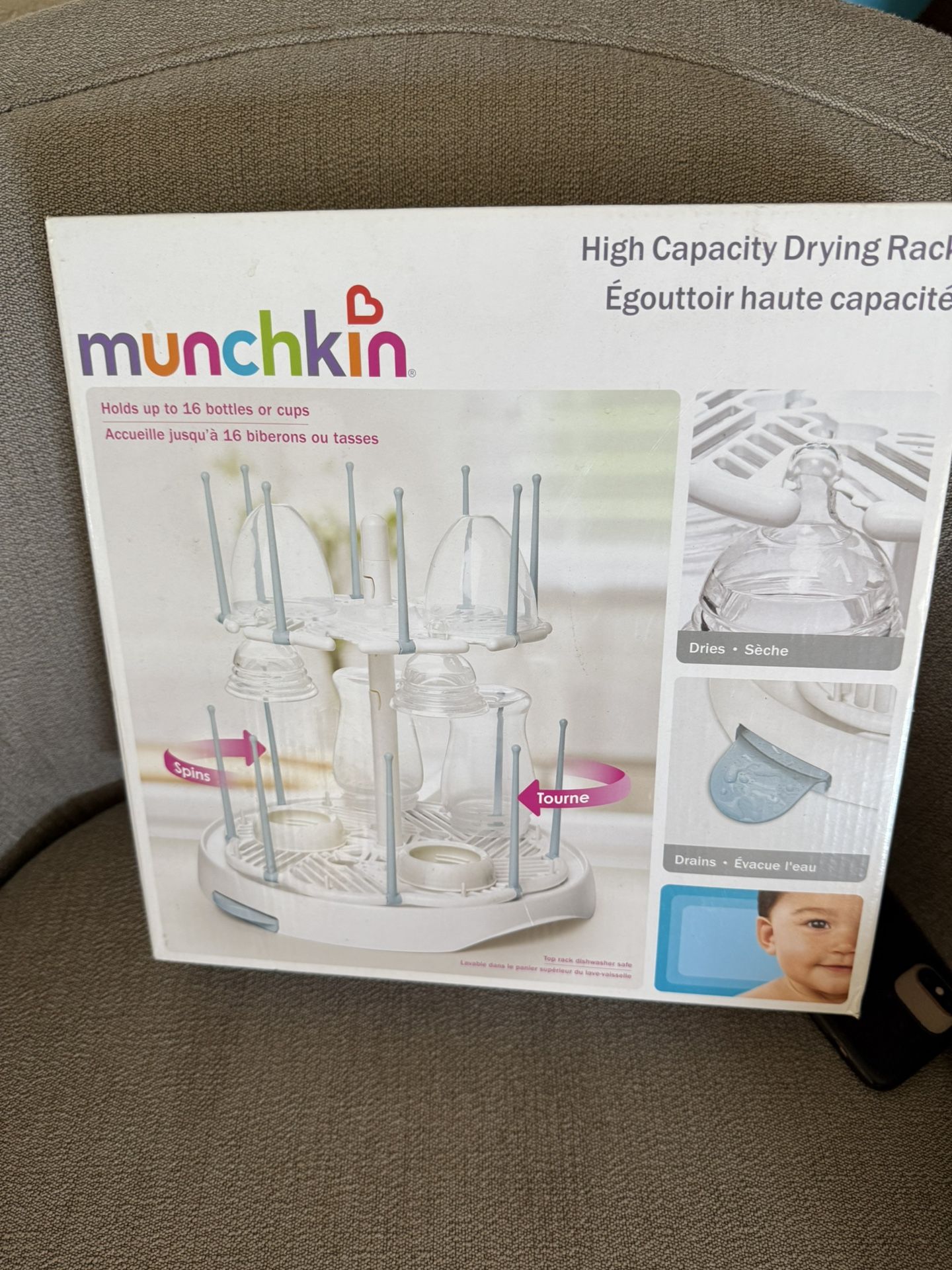 munchkin baby bottle drying rack