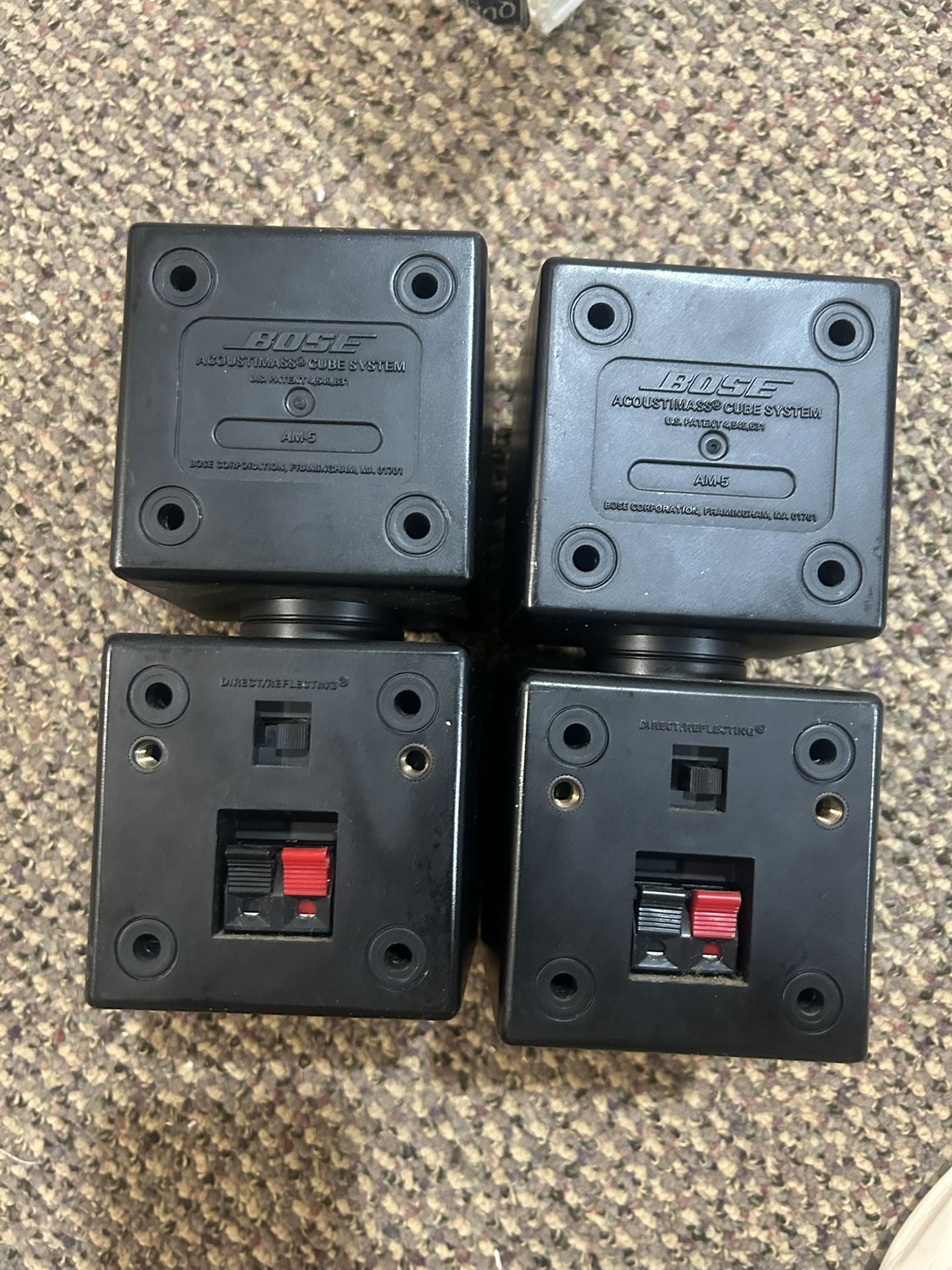 Bose Cubes Satellite Speakers