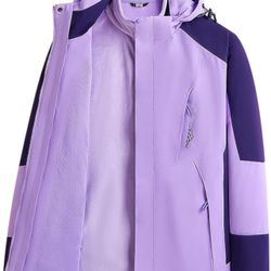 L size Women's Rain Jacket Waterproof With Hood Lightweight Raincoat Ladies Ladies Raincoat Outdoor Windbreaker