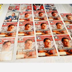 Lot Of 18 Tom Brady Sports Illustrated Magazines  