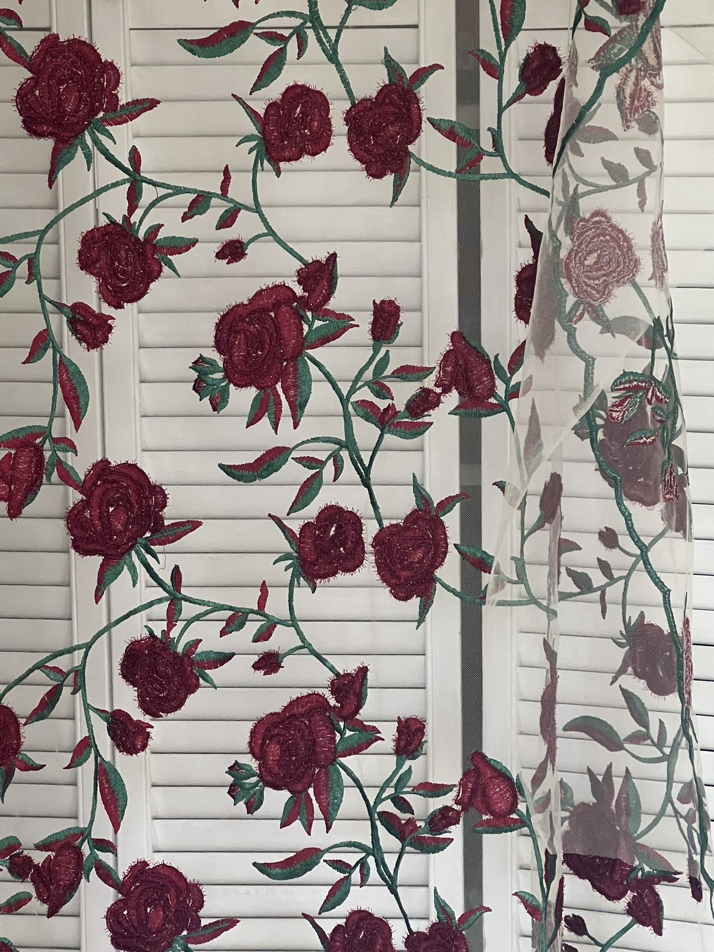 Tulle Rose Fabric