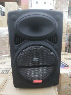 3000 watt 12" Bluetooth speaker DJ karaoke style comes with microphone and remote and stand