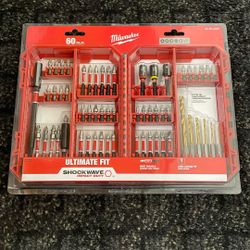Milwaukee SHOCKWAVE Impact Duty Alloy Steel Screw Driver Bit Set (60-Piece)
