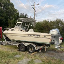 MUST SELL!! 1997 Key West White Boat For Sale 