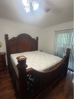 5 piece King size bedroom set from Ashley’s Furniture