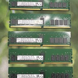 (LOT OF 5) 16GB DDR4 SK hynix 2933MHz ECC RDIMM