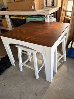 FREE TABLE AND THREE CHAIRS