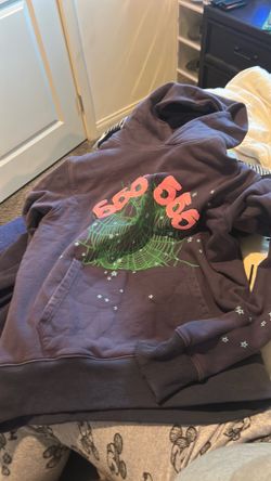 555 spider hoodie