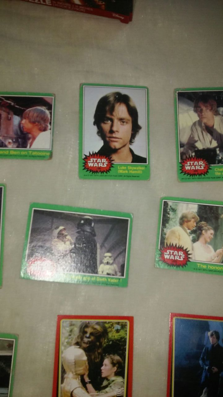 1977 Star wars cards