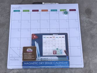 Magnetic Dry Erase Calendar