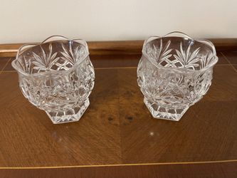 Noritake Crystal Candle Holders 