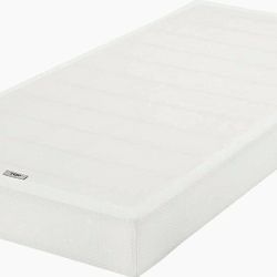 Amazon Basics Smart Box Spring Bed Base, 9-Inch Mattress Foundation - Twin Size, Tool-Free Easy Assembly

