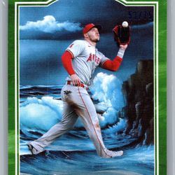 2025 Topps Joy Of Baseball Mike Trout Green Canvas /75