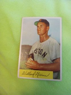 Vintage 1954 Bowman baseball card #114-Vg/Ex