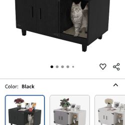 Cat Cabinet for Hiding Litter Box