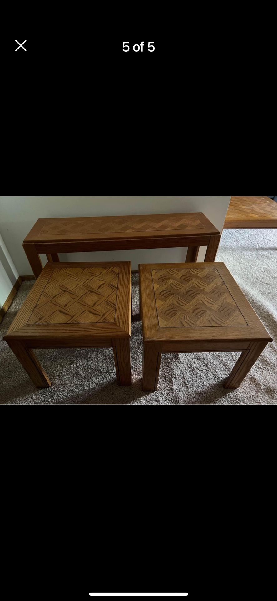 Living Room Table Set Of 4