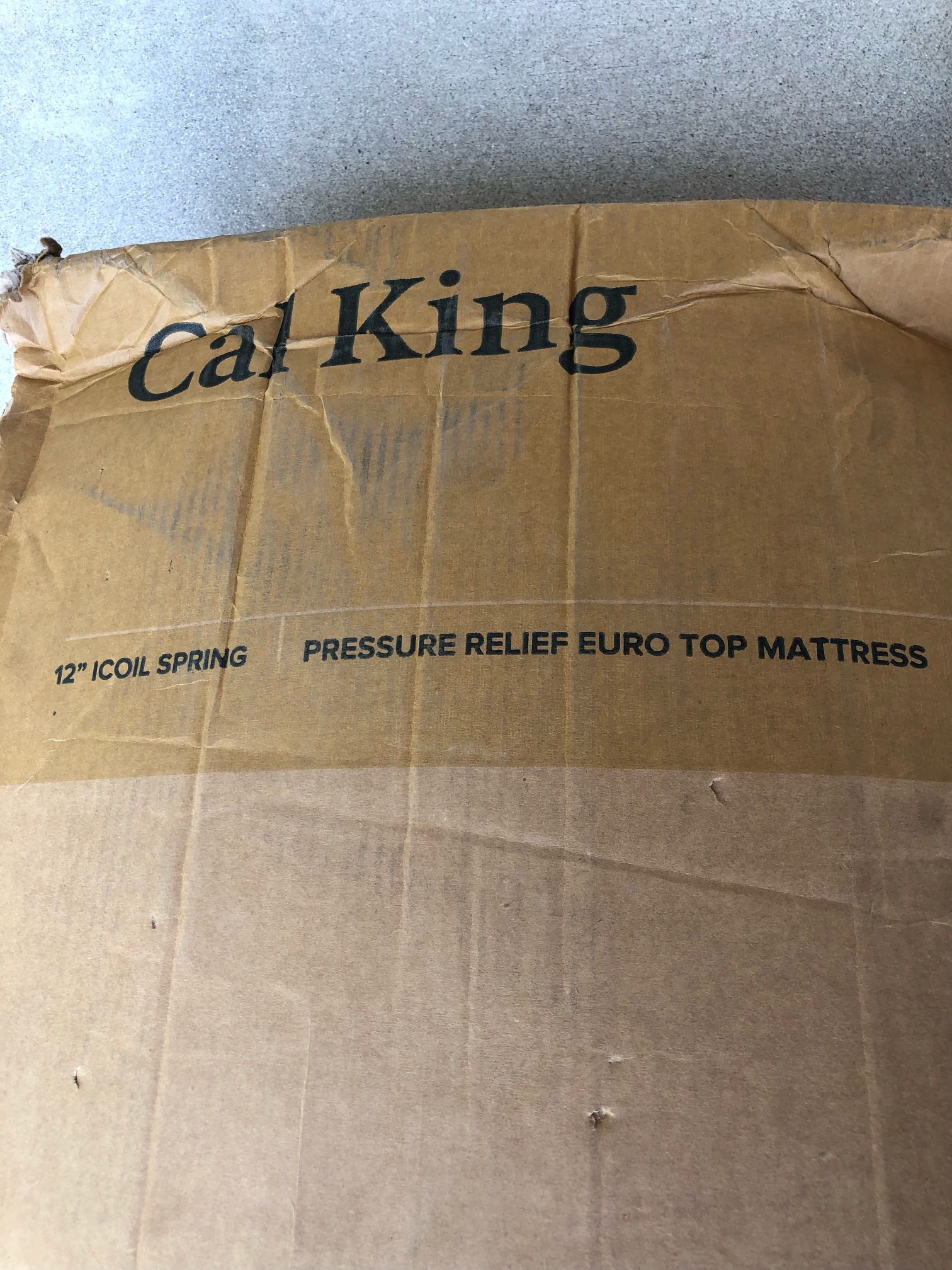 Brand New Cal King Hybrid MemoryFoam And Inner Sping 12inches Thick Mattress 