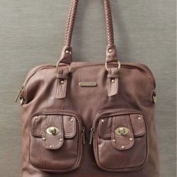 Timi and Leslie Rachel Convertible Diaper Bag / purse - Caramel.  Retails $159.99