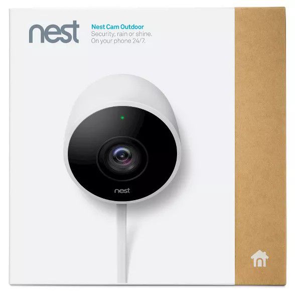 2 pack Google Nest Cam Outdoor Security Camera 1080p
