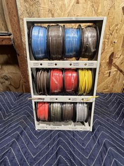 Storehouse Automotive Electrical Wire Assortment Rack – 12 Spools
