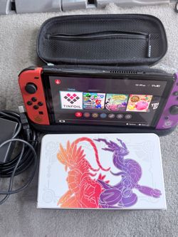 Nintendo switch oled with chip installed