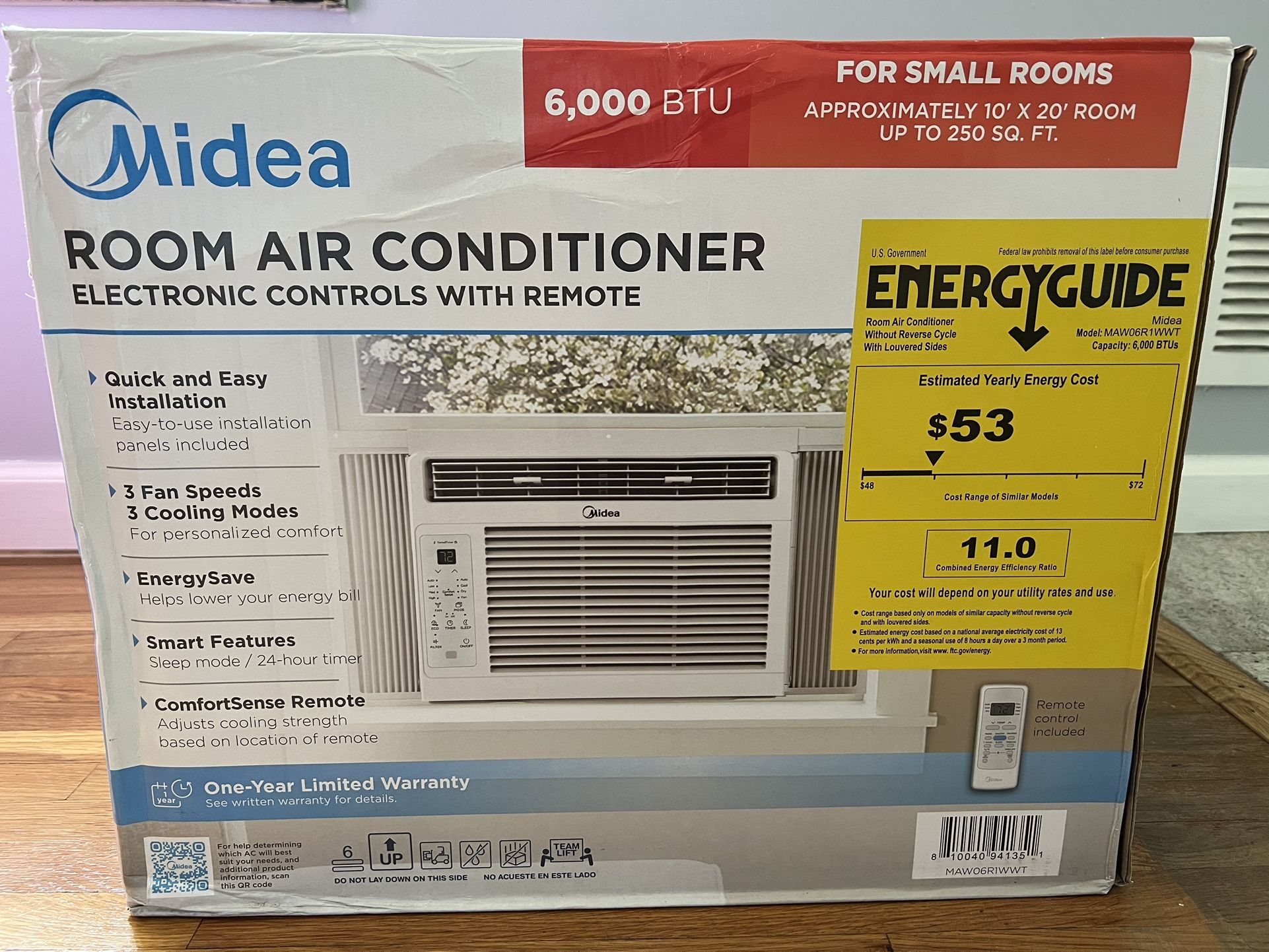 Room Air Conditioner 6000 btu